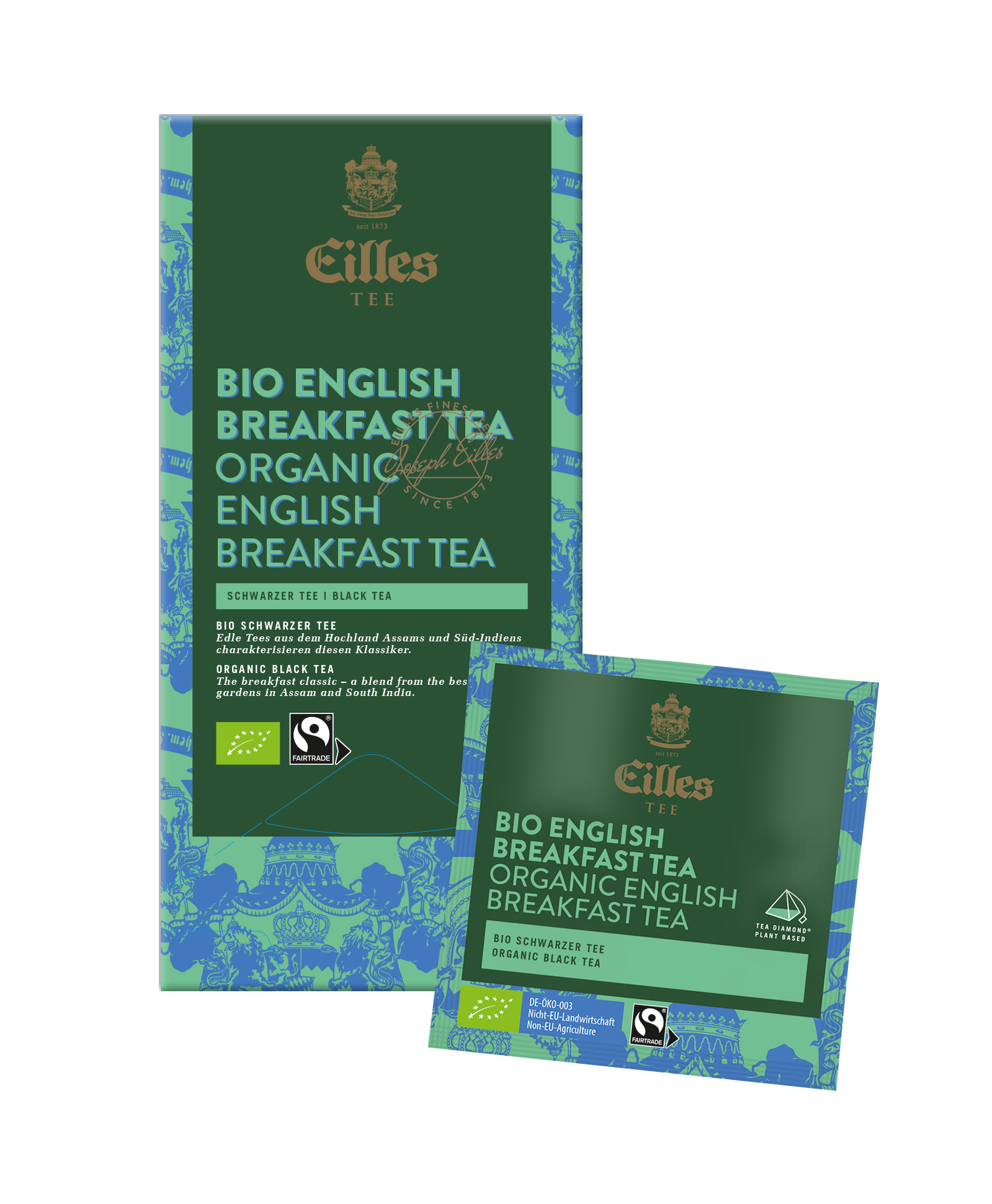 Bio English Breakfast Tea Blatt, 5x20x2,5g