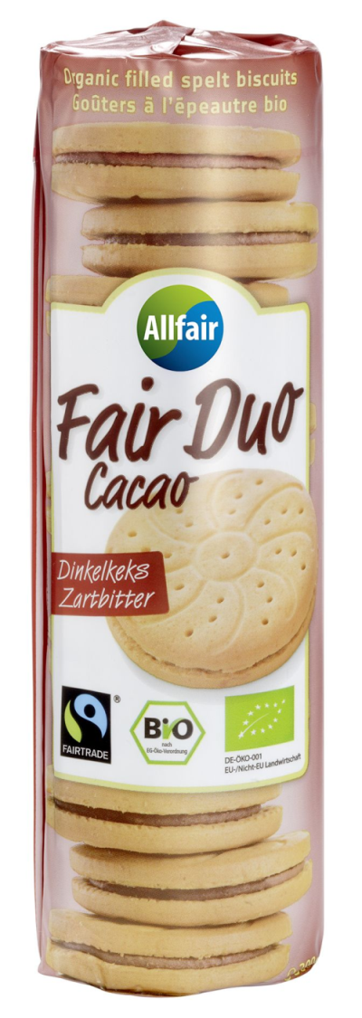 Fair Duo - Cacao, Dinkelkeks Zartbitter
