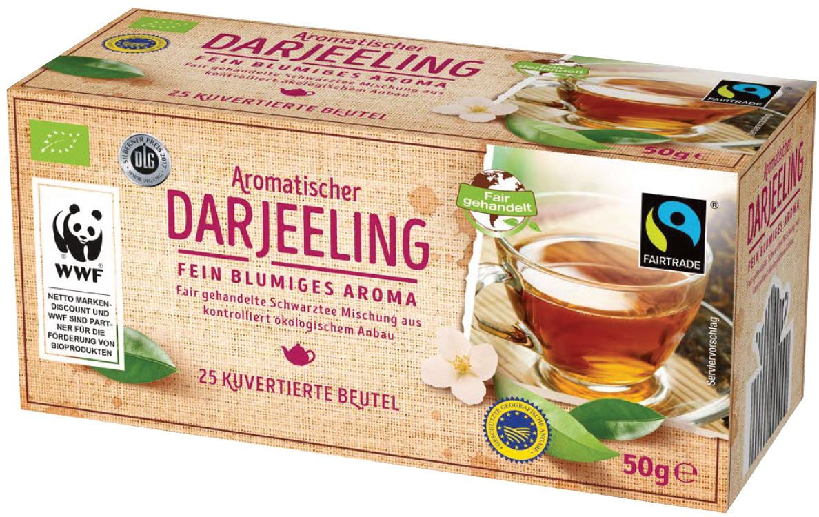 Schwarzer Tee - Darjeeling, 25x2g