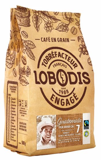 LOBODIS CAFE GUATEMALA 500G GRAIN FT