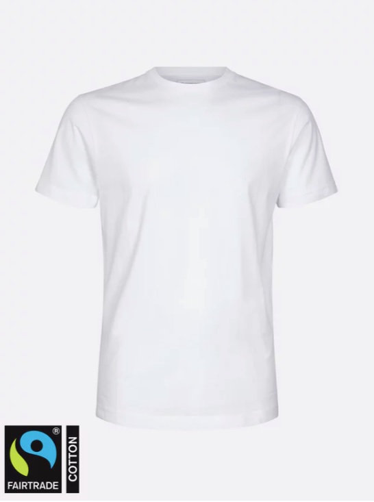 T-Shirt Solid Crew Neck White DM XL