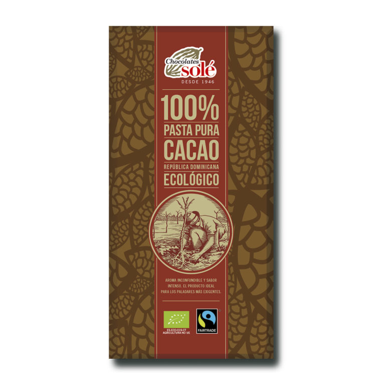 Pasta de cacao ecológica  