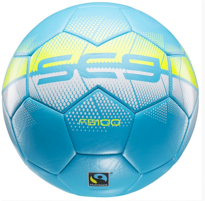 FB100 FOOTBALL FT BLUE YELLOW 3 