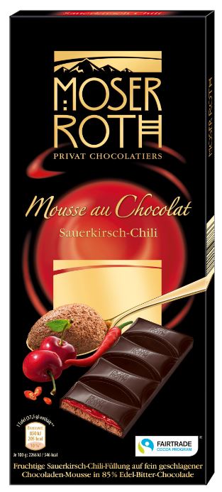 Mousse au Chocolat Sauerkirsch-Chili