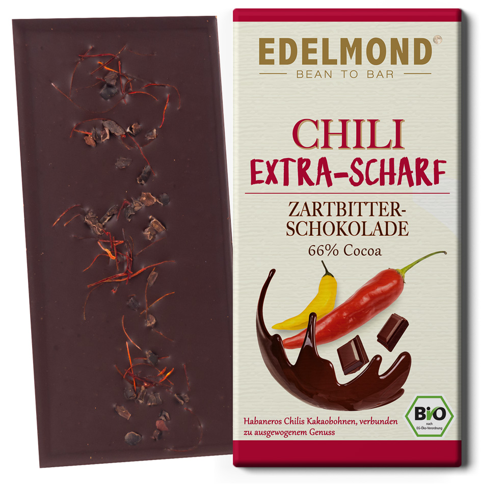 Chili SCHARF Zartbitterschokolade
