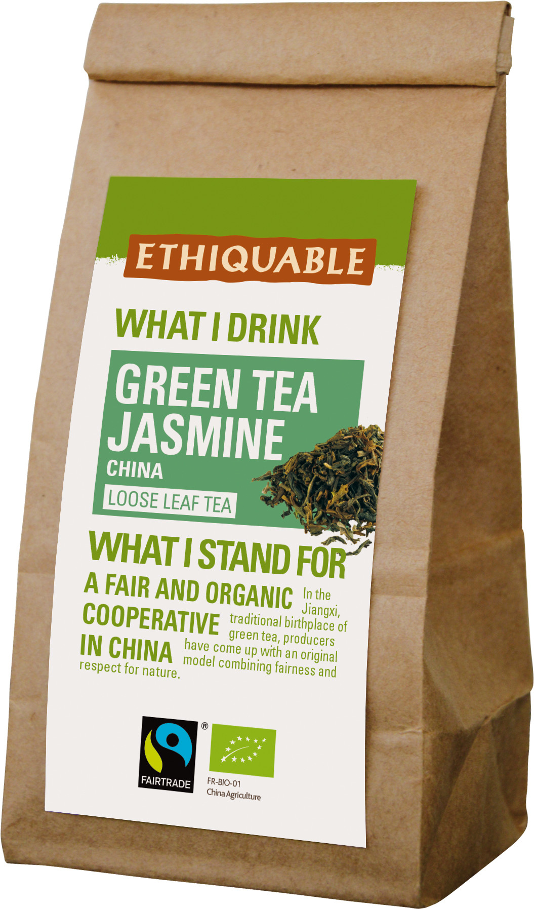 Ethiquable - Groene thee Jasmijn - 100 gr