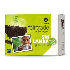 Oxfam Fair Trade – Thé vert bio Sri Lanka – 36 gr