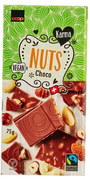 Tafelschokolade vegan Nuts Choco
