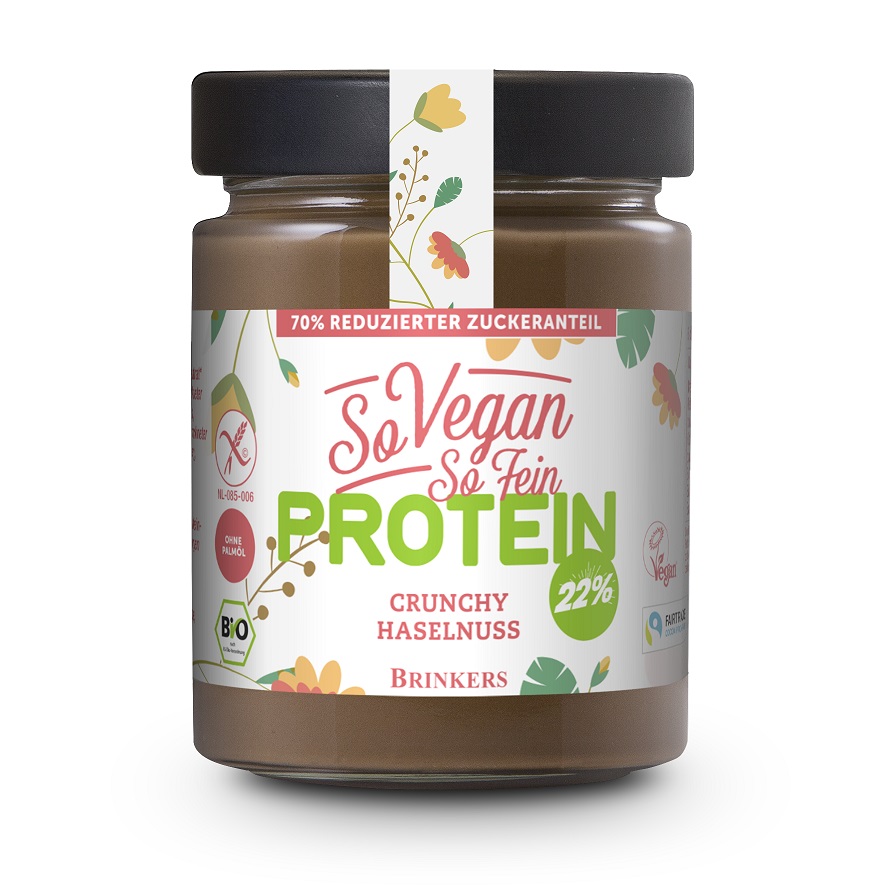 So Vegan So Fein Protein Crunchy Hazelnootpasta