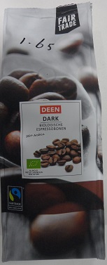 Deen Espresso Dark Roast Bio FT Bonen 6x500g