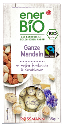 Ganze Mandeln Schoko & Kornblume 85g