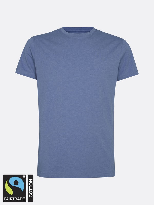 T-Shirt Cotton Solid Blue