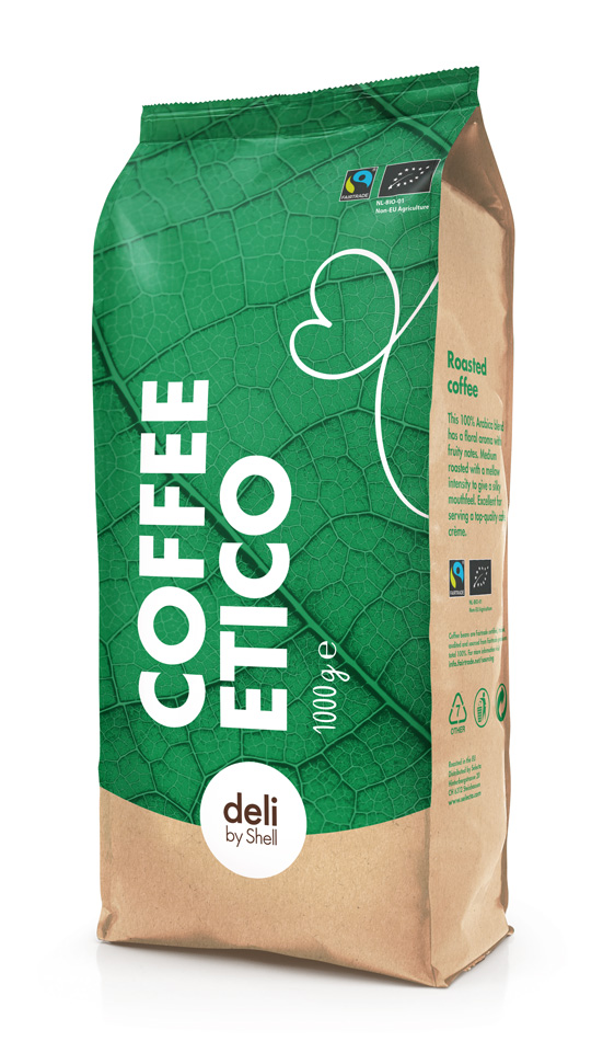 Deli by Shell Coffee Etico FT org beans 8x1kg