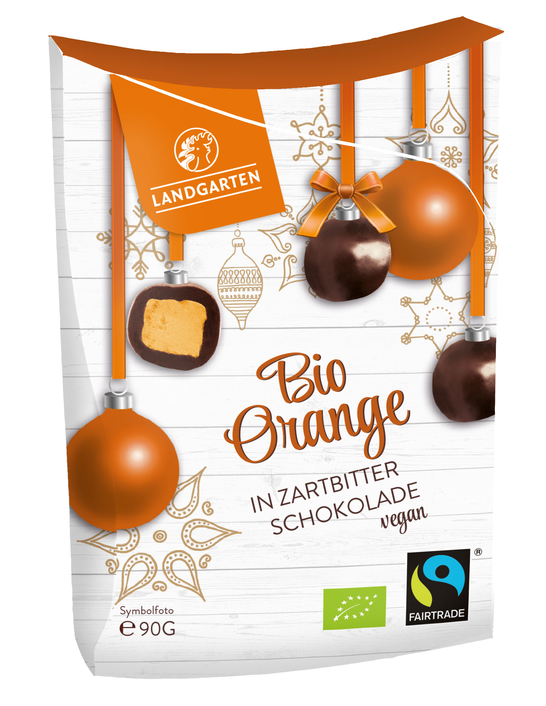 Bio FT Orange in Zartbitterschokolade