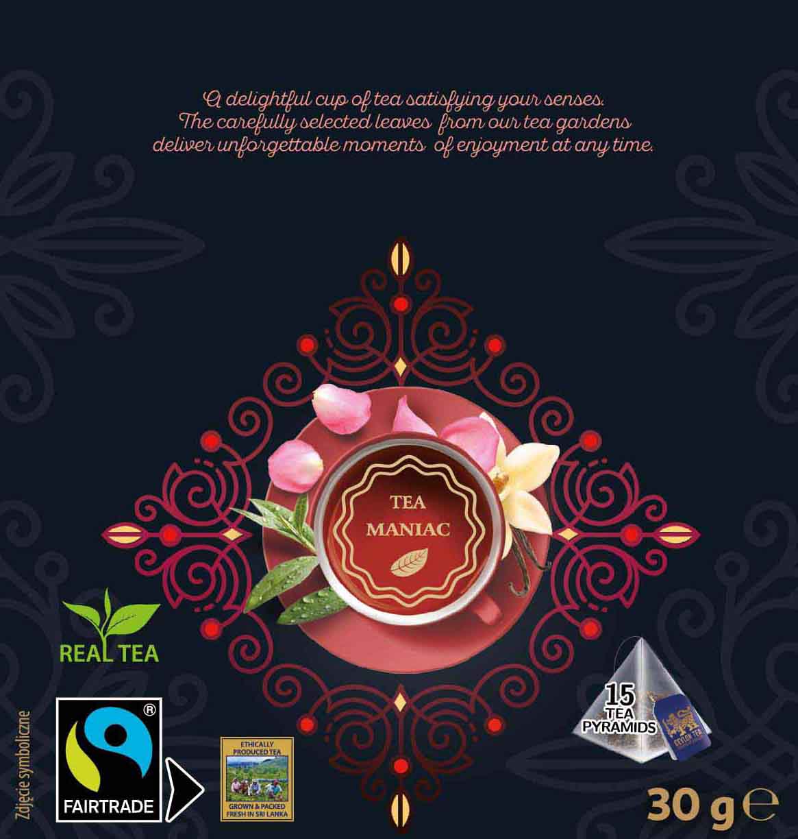 Tea Ceylon Black Rose & Vanilla